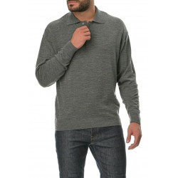 Πόλο μακρυμάνικο από μαλλί μερινό UNISEX Pepper Vally®