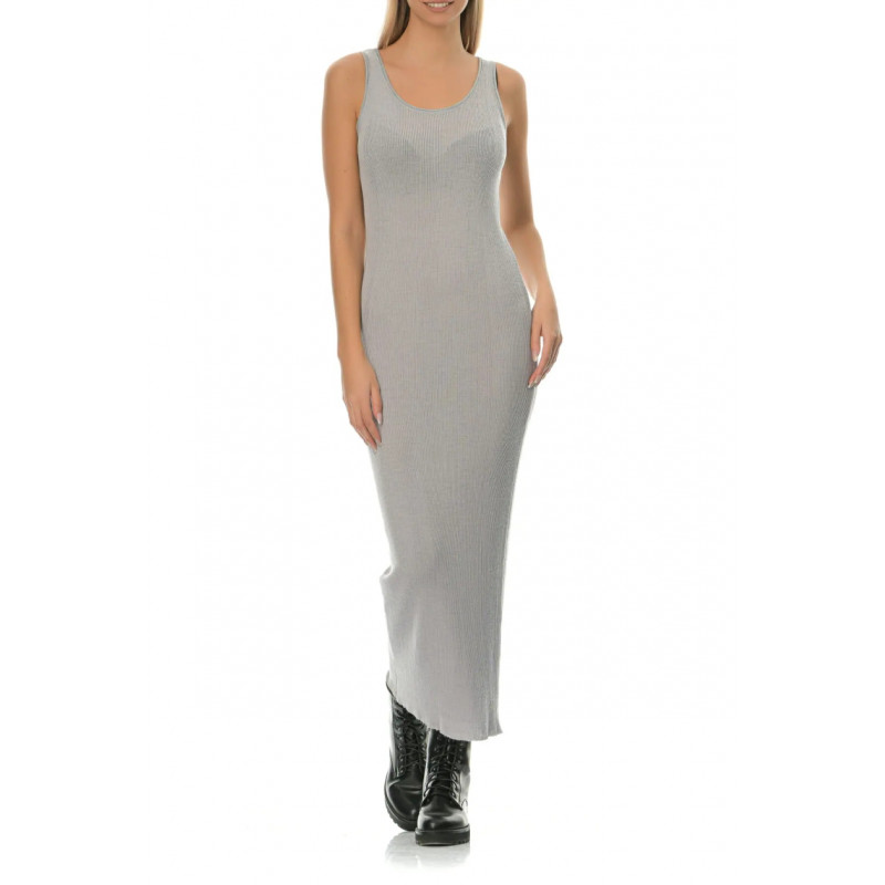 Eco Rib Long Dress - Οικολογικό ριμπ φόρεμα Pepper Vally®