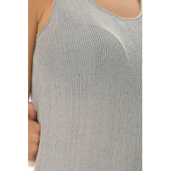 Eco Rib Long Dress - Οικολογικό ριμπ φόρεμα Pepper Vally®