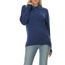 Πόλο μακρυμάνικο από μαλλί μερινό UNISEX Pepper Vally®