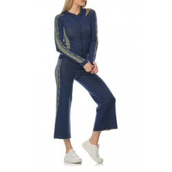 Sportbekleidung Strickhose in Teal Black - Leo Pant Pepper Vally®