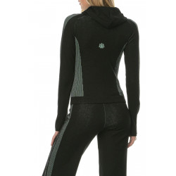 Αθλητική ζακέτα από πλεκτό in Teal Black - Milon Cardigan Pepper Vally®