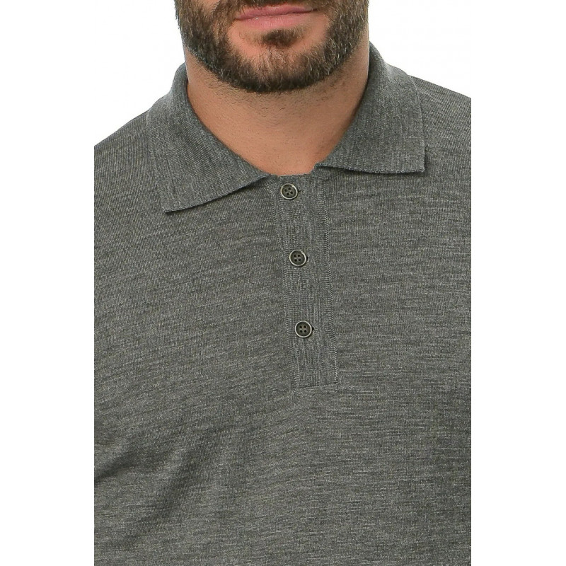 Πόλο μακρυμάνικο από μαλλί μερινό UNISEX Pepper Vally®